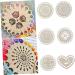 Villcase 18 STK Wooden Sewing Yarn Organizer | Cardboard Coil & Finishing Board for Dental Floss & Cross Stitch Threads - Optimal Storage Solution - Buy Online on GoSupps.com