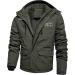 Hanxiulin Men's Oversized Fleece Jacket - Warm Hooded Sweatshirt Coat in Green (5XL) | Winter Transition Sweater - Buy Online on GoSupps.com