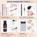 Phoenixy Poly Nail Gel Kit - 7 Colors | Nail Extension Gel Set with UV LED Lamp | Manicure Starter Gift for Women - Buy Online on GoSupps.com