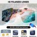 IKTOD Sports Polarized Sunglasses | Pit Vipers Style for Men & Women | UV400 Protection for Baseball, Cycling, Driving - Buy Online on GoSupps.com