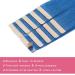 High-Quality Blue Tape-In Hair Extensions - 10pcs Real Hair 25g 35cm | Invisible Smooth Highlight Extensions for Girls - Buy Online on GoSupps.com