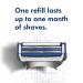 Gillette SkinGuard Men's Razor Flex Handle with 4 Blade Refills - Buy Online on GoSupps.com