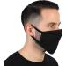 Black Cotton Face Masks - Bulk Purchase | Breathable Reusable & Comfortable (2-Pack - Buy Online on GoSupps.com