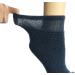 Doctor's Choice Diabetic Men's Seamless Ankle Socks with Aloe Infusion - Gout Comfort, Non-Binding Top - Large (10-13) - Charcoal - 1 Pair - Buy Online on GoSupps.com