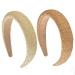Lvyeer Straw Padded Headband - Boho Woven Hair Band for Women and Girls (Beige) - Buy Online on GoSupps.com