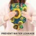 Sunflower Hot Water Bottle with Green Leaves Cover - 2L BPA Free Large Bag for Pain Relief (Bed Hand Feet) - International Shipping Available - Buy Online on GoSupps.com
