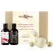 Naissance his & Hers Lovin massage oil gift set for women & men - sensual warming body oil and wooden massage gift set - relaxation massage & skin care for partner massage
