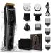 SUPRENT Hair Trimmer for Men- 16 Pieces Mens Grooming Kit with Electric Hair Trimmer Mustache Body Face Mens Grooming Kit IPX7 Waterproof Premium Gift Suitable for Hair Nose and Ear