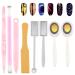 Niceneeded 8 pcs. Nail polish art diy tool nail magnet plate wall board head -headed cat eye magnetic pencil double -headed cat eye magnetic tab nail magnetic puncture for women nail art 8 pieces