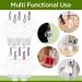Lensarku Mini Hand Disinfectant Travel Bottles - 50ml Leakproof Plastic Containers with Key Rings - 30 Pack Refillable Solution for Portable Hygiene - Buy Online on GoSupps.com