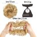 Jjstar 2-Piece Hair Part & Rubber Band Set | Dutt Hair Tie & Hair Extensions for Messy Buns & Updos | Dark Blonde & Beach Blonde Options for Women & Girls - Buy Online on GoSupps.com