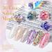 Born Pretty Glitter Sequins Gel Nail Polish Kit - 6 Shiny Colors | UV Soak Off Manicure Varnish Set - Buy Online on GoSupps.com