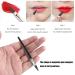 Disposable Makeup Brush Set - 100 Portable Roseflower Lip Concealer Eyeshadow & Eyeliner Brushes for Flawless Application - Ideal for Travel & Professional Use - Buy Online on GoSupps.com