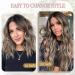 Secret Hair Extensions 12 Inch Bleach Blonde Invisible Wire Synthetic Hair Pieces for Women - Natural Wavy Hair Extension - Buy Online on GoSupps.com