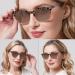 LianSan Women's Invisible Bifocal Reading Sunglasses | Retro UV Protection Sun Readers | Spring Hinge | Pink Tortoise Fashion | 200.0x Magnification - Buy Online on GoSupps.com