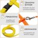 Adjustable Nylon Cat Leash & Harness Set | Soft Orange Cat Dishes for Kittens Puppies & Rabbits - Buy Online on GoSupps.com