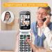 TOKVIA Unlocked Mobile Phone for Elderly with Big Buttons and SOS Button | Senior Flip Phone with Large Numbers | Dual Display 2.4 + 1.77 inches | T221 Black - Buy Online on GoSupps.com