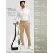 Obla Men's Golf Pants - Slim Fit Stretch Lightweight with 5 Pockets Casual Travel Dress Work Pants for Men 36W x 32L Khaki - Buy Online on GoSupps.com