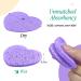 Heart-Shaped Compressed Facial Sponges - Purple Exfoliator for Cleansing | Ideal for Beauticians - International Shipping Available - Buy Online on GoSupps.com