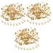 NUOBESTY 150 pcs Bag Accessories Rivet Crafts Shoe Rivets Stud Craft for Kit Turquoise Spikes Studs DIY 0.9X0.7cmx3pcs As Shownx3pcs