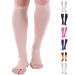 Doc Miller Open Toe Compression Socks 8-15 mmHg Nude 4X-Large 4XL Nude