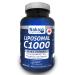 Naka Platinum LIPOSOMAL C1000 featuring 1000 mg/dose Non-Allergen High Potency Liposomal Buffered Vitamin C (90 softgels 500mg/softgel) 90 count (Pack of 1) 500mg/softgel