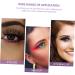 Beatifufu 4 pairs Reusable Liners Eyeliner Face Eyelashes Up Strip Tape Glitter Supplies Make Adhesive Shiny 4x1.5cm Purple - Buy Online on GoSupps.com