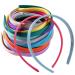 Duufin 30-Piece Satin Craft Headbands for Girls and Women - 30 Colors Multicolored - DIY 1.5cm Plain Headband Set - Buy Online on GoSupps.com