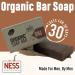 Ness Mens Cedar & Citrus Soap Bar - Organic Ingredients, Essential Oils, Moisturizing, Handmade in USA | Cruelty Free, Vegan | 5 oz - Buy Online on GoSupps.com