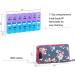 Pill Organizer Case Box | 7-Day Round Vitamin Organizer - Blue Grey | International Shipping Available - Buy Online on GoSupps.com