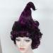 Linfairy Natural Black Purple Witch Cosplay Wig - Halloween Costume Accessory for Women | International Shipping - Buy Online on GoSupps.com