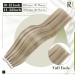 Runature Highlight Tape In Extensions - Real Hair Brown Blonde 40cm 20 Pieces Smooth Invisible Tape #8p60 - Buy Online on GoSupps.com