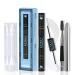 Lash Bond and Seal Lash Glue for Lash Clusters Waterproof Eyelash Bond and Seal with Lash Brush Remover Cotton Swabs Lash Cluster Glue 72 Hours Strong Hold(10ml Clear Bond and Seal)