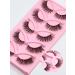 Buy 5 Pairs 3D Fiber Long False Eyelashes - Reusable 9mm-17mm for Daily Wear | International Shipping Available - Buy Online on GoSupps.com