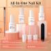 AZUREBEAUTY 17Pcs Dip Powder Nail Kit Starter - Nude Skin Tones, Champagne Glitter, Pink Neutral - Acrylic Dipping Powder Set for French Nail Art - Beginner Manicure Set with Base/Top Coat - Buy Online on GoSupps.com