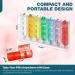 Weekly Pill Organizer Set - 2 Pack Daily & Weekly Pill Planner for Medications & Vitamins | AM/PM Compartments - Ideal for Travel & Easy Organization - Buy Online on GoSupps.com