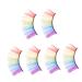 FRCOLOR 3 Pairs Shining Fake Eyelashes Halloween Eyelashes Extension Fake Lashes False Eyelashes Halloween Eyelashes Long Pink Eyelashes Colorful Halloween Eyelashes False Lashes Manual