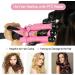 Pretfy 3 Barrels Hair Curler 25mm - Adjustable Temperature Mermaid Wand Beach Waves Curling Iron for Medium Long Hair - Buy Online on GoSupps.com