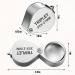 3 Piece Jewelers Eye Loupe Set - 10X, 20X, 30X Pocket Magnifying Glass for Jewelry, Coins, Gems, Stamps, Watches - Silver - Buy Online on GoSupps.com