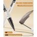 Sinye Microblading Eyebrow Pencil 2in1 DualEnd Eyebrow Pen with Gel Long Lasting Waterproof 4fork Tip Makeup Pen for Women Black Brown - Buy Online on GoSupps.com
