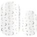 Avoa Beauty nail film -"Moon of My Life" moon and stars silver hologram transparent nail art design 16 thin self -adhesive long -lasting nail wraps