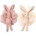 Shop Bath Sponge Shower Loofah Set - Kids Pink & White Rabbit Sponges for Travel & Bathing - Buy Online on GoSupps.com