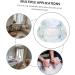 BESTonZON 1pc Nail Art Crystal Cup Mini Dappen Dish Nail Art Dappen Dish Nail Acrylic Liquid Holder Acrylic Nail Powder Clear Acrylic Powder Manicure Care With Cover Hand Model Crystal Glass 6x6cm Assorted Color - Buy Online on GoSupps.com