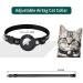 Kolacen Reflecting Airtag Cat Collar - Adjustable Safety Buckle Airtag Shell & Bell for Cats & Kittens (Black) - International Shipping - Buy Online on GoSupps.com