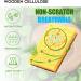 Nuhikap Natural Plant Based Scrub Sponge 16 Pack Palm Fiber Scrubber Sponge with Non Scratch Biodegradable Compostable Sponges - Buy Online on GoSupps.com