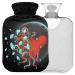 NAANLE OCTOPUS MOON hot water bottle with reference transparent hot water bottle 2l large hot hot water bottle for bed handfoot heat pain relief heat and cold therapy