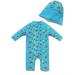 BONVERANO Baby Boys Swimsuit UPF 50+ Sun Protection Lake Blue 9-12 Months - Buy Online on GoSupps.com