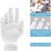 3 Pairs Moisturizing Gloves 100% Cotton Over Night Bedtime White Cosmetic Inspection Premium Quality Eczema for Dry Sensitive Irritated Skin Spa Therapy Secure - Buy Online on GoSupps.com