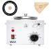 Single Wax Warmer Professional Electric Wax Heater Machine for Hair Removal, Large Wax Pot Paraffin Facial Skin Body SPA Salon Equipment with Adjustable Temperature Set, 50 Wax Sticks & 20 Collars 1 Count (71 Piece Set) Si…