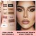 DE'LANCI Soft Pink Brown Eyeshadow Palette - 12 Color Matte Shimmer Nudes Neutral Palette for Natural or Smoky Eyes - Long Lasting, Ultra-Blendable Earth Tones for Women and Girls - Buy Online on GoSupps.com